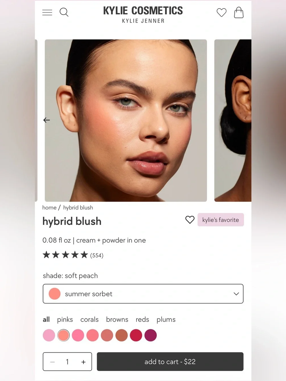 Kylie Cosmetics - Hybrid Blush